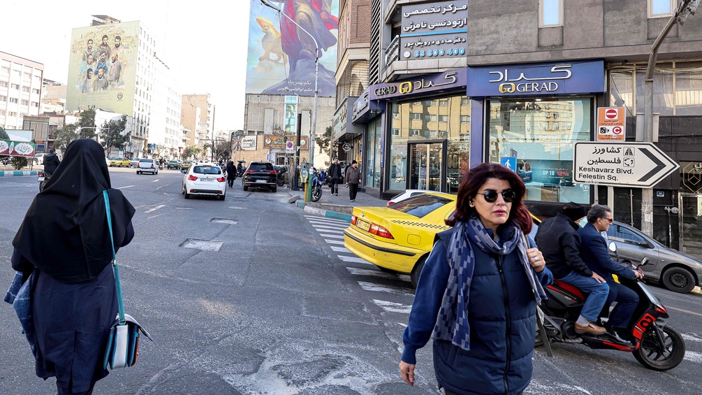 Teheraner Straßenbild
