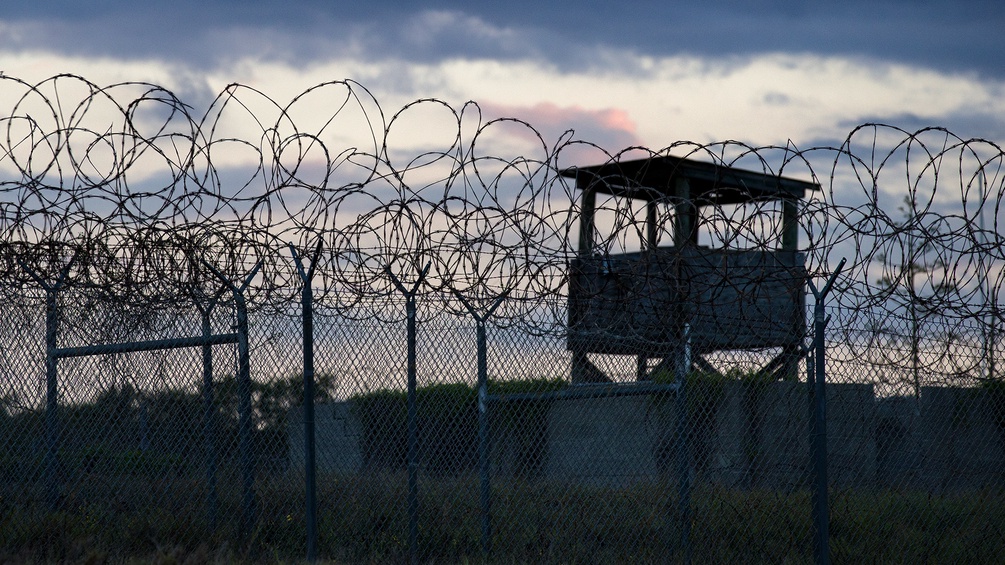 Grenzzaun im Lager in Guantanamo