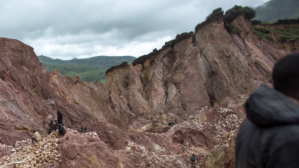 Coltan-Mine im Kongo
