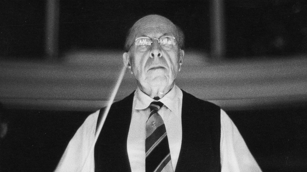 Robert Stolz dirigiert seine Operette "Frühjahrsparade", März 1964