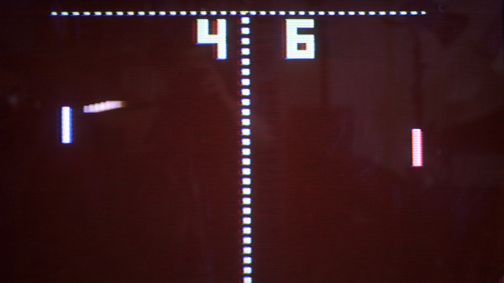 Screenshot von "Pong"