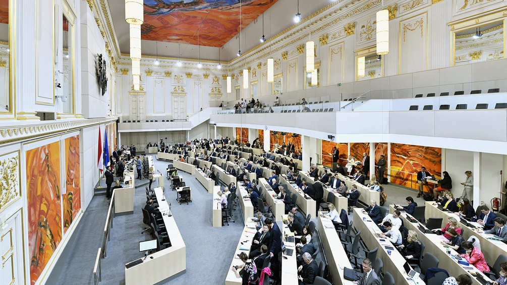 Sitzung des Nationalrates im Ausweichquartier in der Hofburg in Wien 