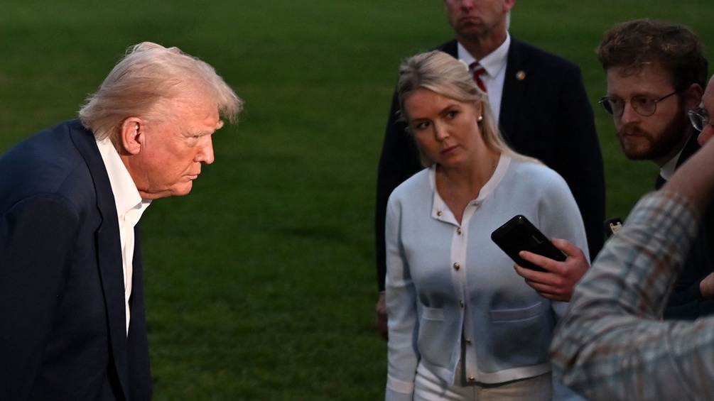 Donald Trump und Karoline Leavitt