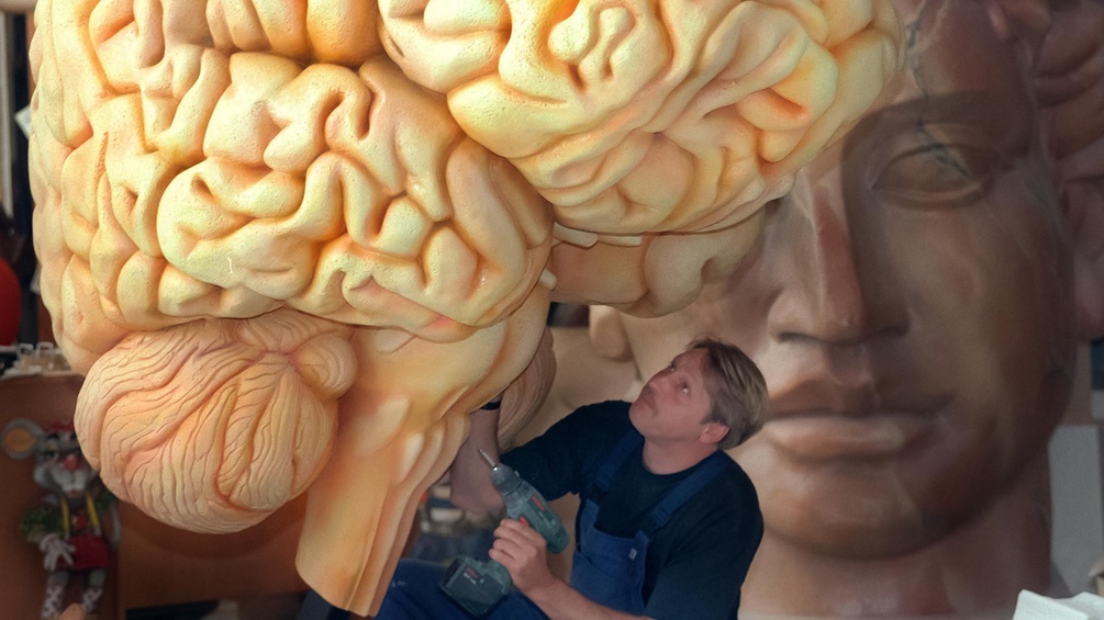 Modell eines Gehirns