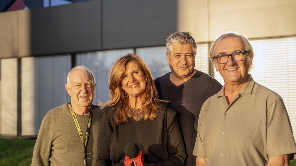 Stuart Freeman, Sonja Watzka, Ronny Tekal und Rudolf Karazman