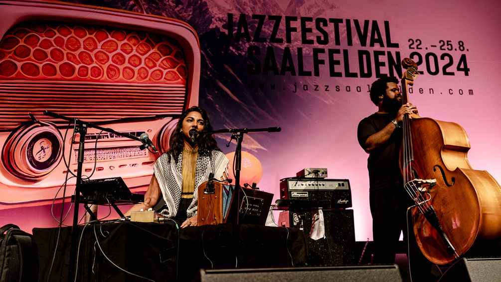 Amirtha Kidambi und ihre Band Elder Ones beim Jazzfestival Saalfelden 2024