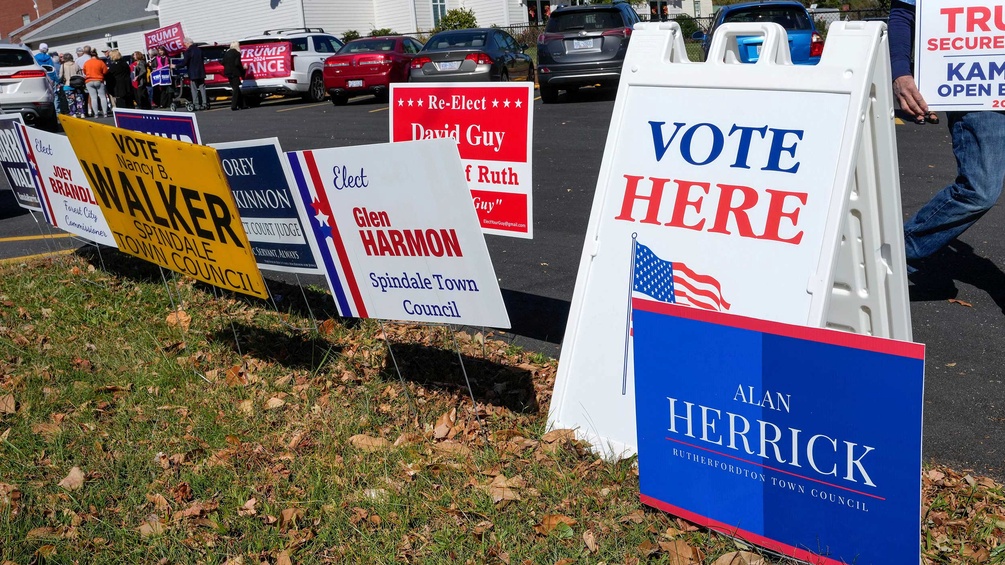 US-Wahl 2024: Early Votin in North Carolina