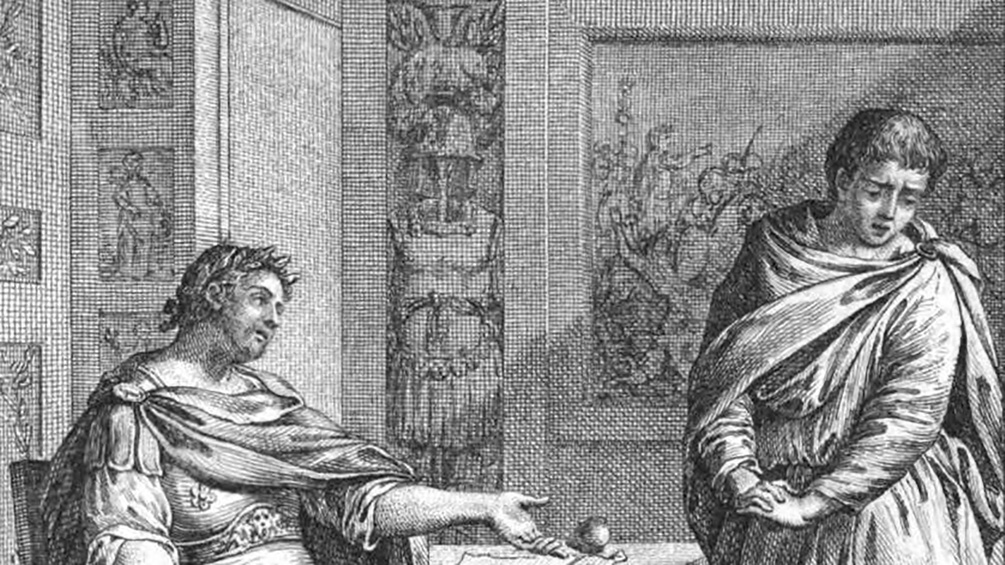 Pietro Metastasio, Archivbild (Ausschnitt) "La Clemenza di Tito"