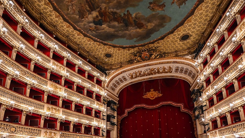 Theater San Carlo in Neapel.