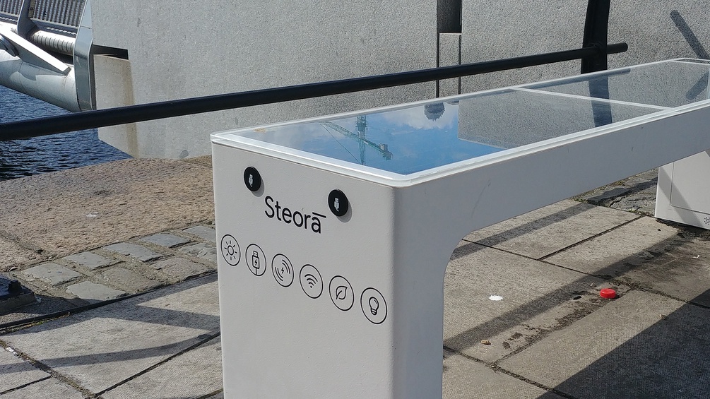 ORF/JULIANE NAGILLER Eine smart bench