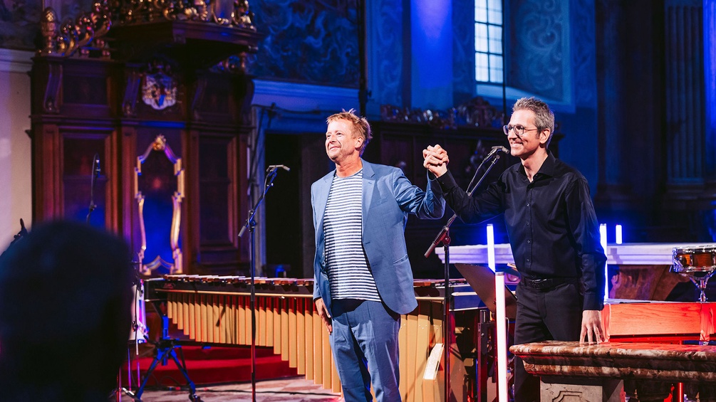 Johannes Maria Staud und Wolfgang Kogert