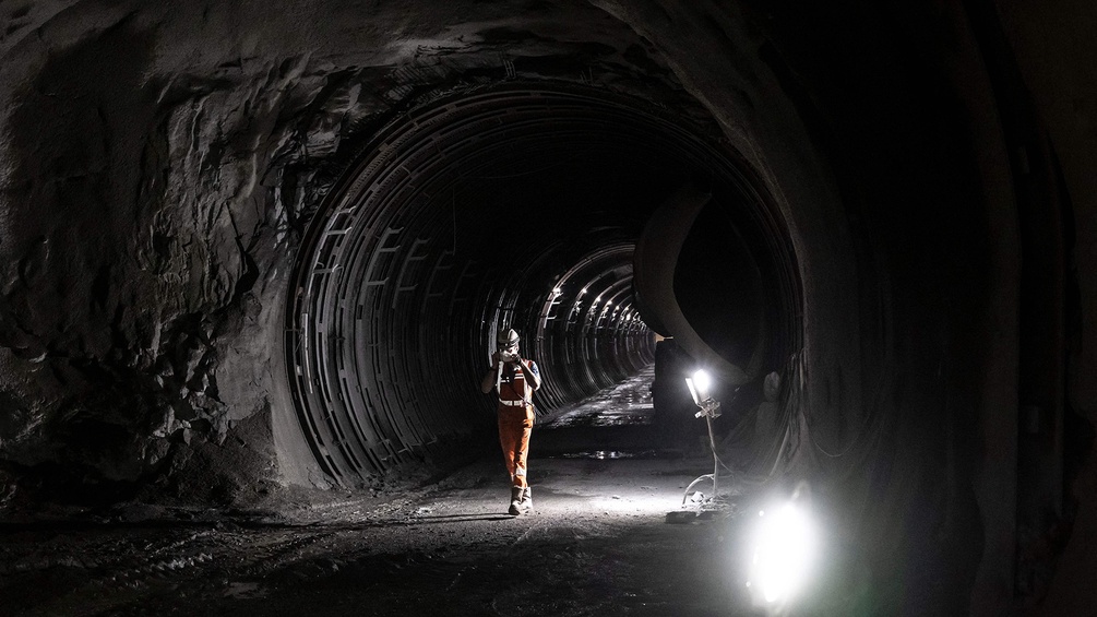 PICTUREDESK.COM/AFP/MARCO BERTORELLO Tunnelbau für Treno Alta Velocità, TAV
