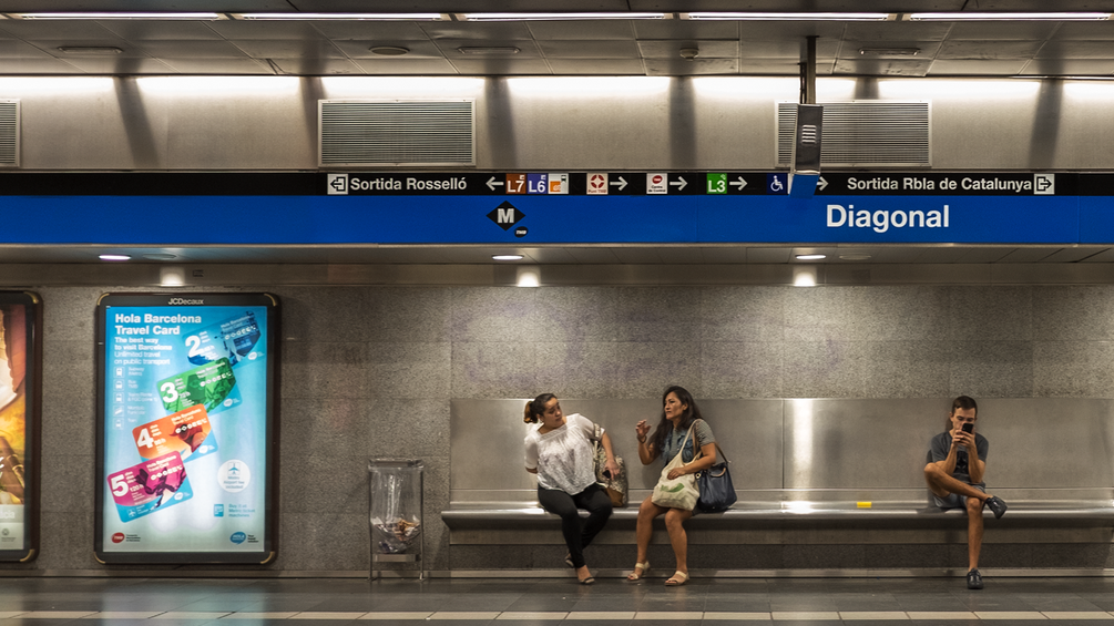 U-Bahnstation "Diagonal" in Barcelona
