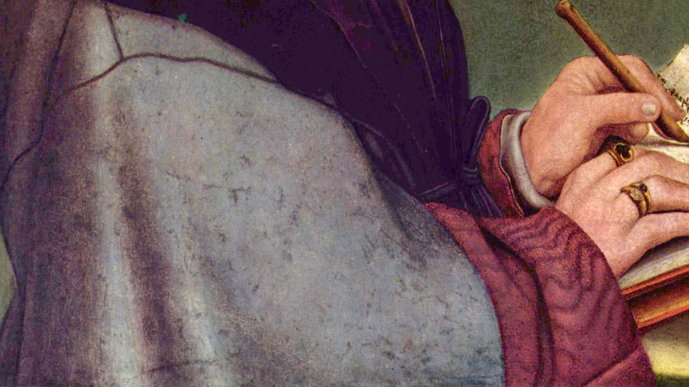 Porträt des Erasmus von Hans Holbein dem Jüngeren