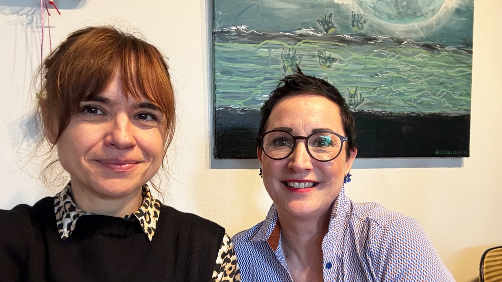 Mari Lang und Simone Strobl