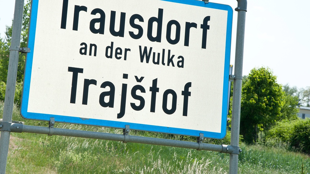 Ortstafel im Burgenland, slowenisch