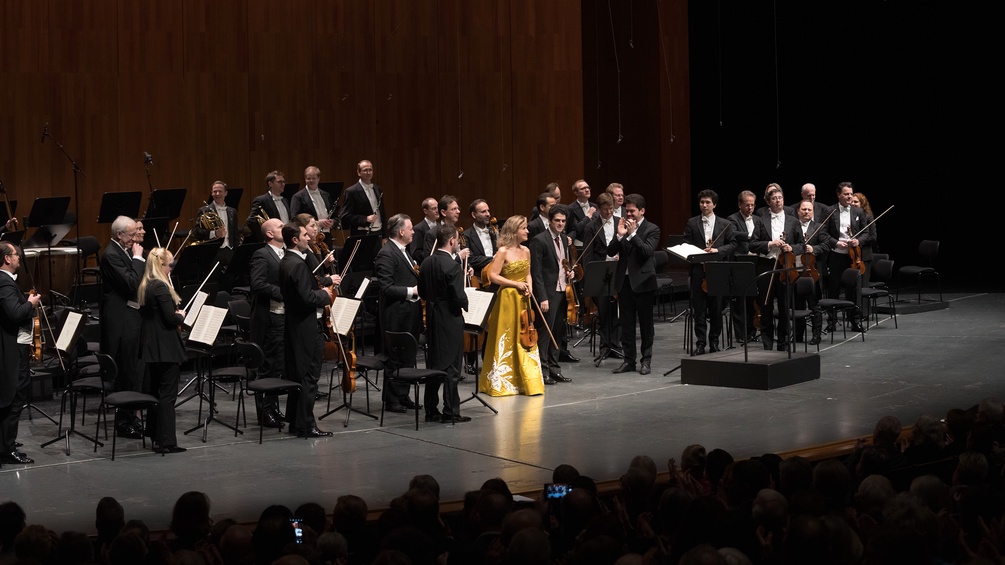 Wiener Philharmoniker, Lahav Shani und Anne-Sophie Mutter - Applausfoto