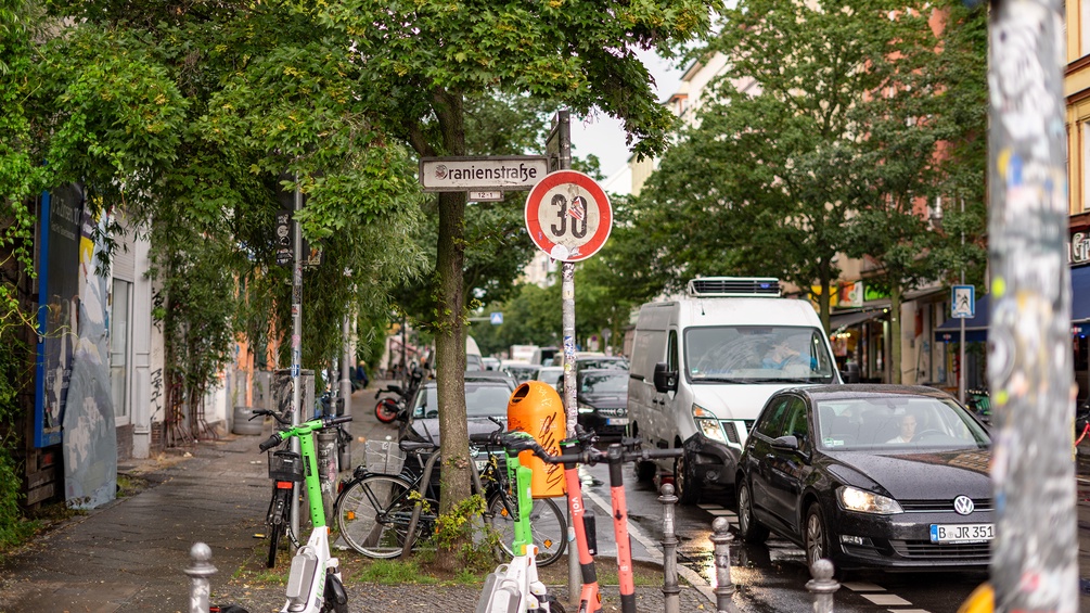 Oranienstraße in Berlin-Kreuzberg