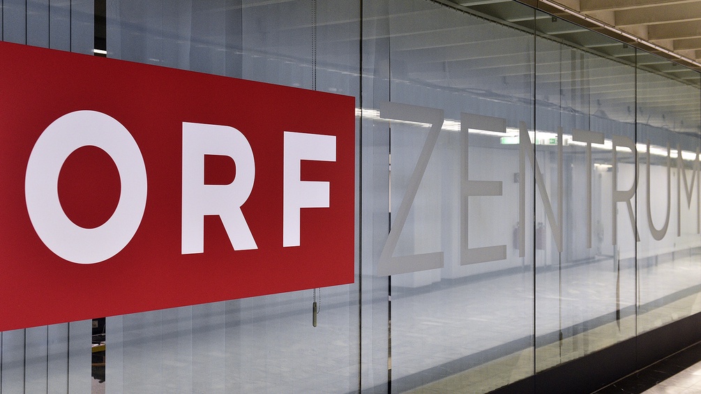 Der Eingang des ORF-Zentrums