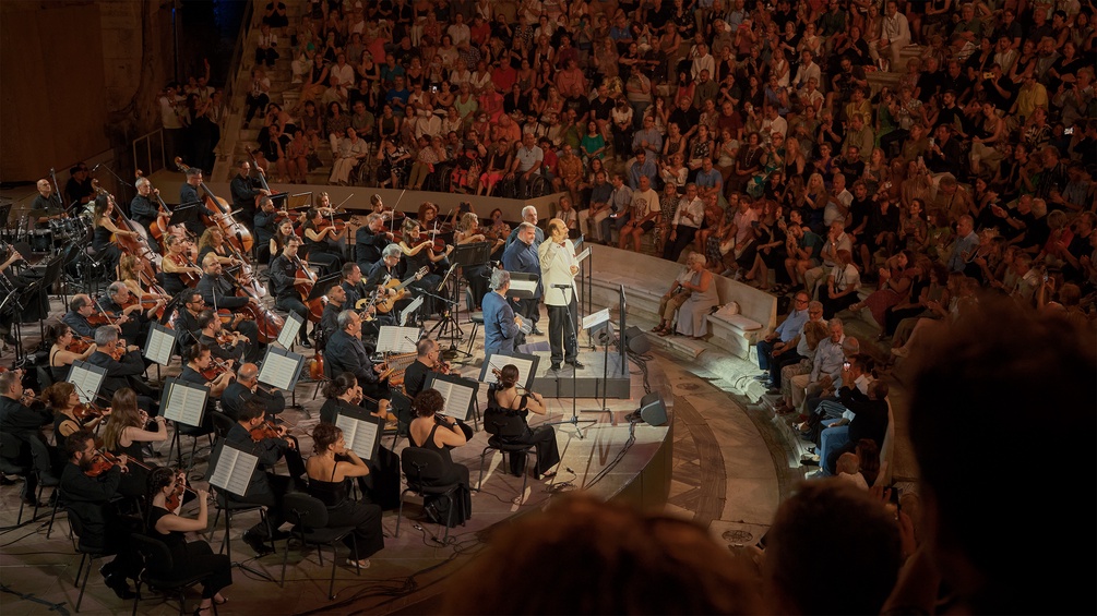 Foto: Konzert im Athener Amphitheater