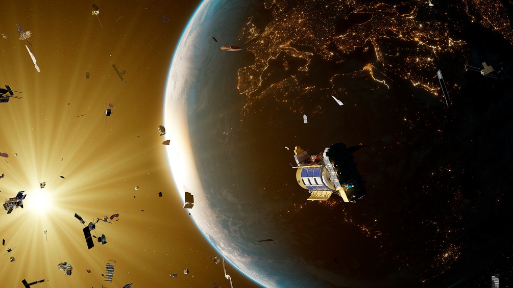 PICTUREDESK.COM/SCIENCE PHOTO LIBRARY/MARK GARLICK Weltraumschrott
