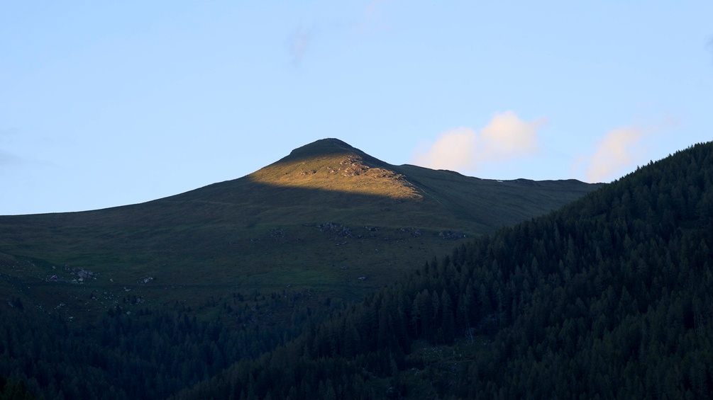 Blick auf die Berge bei Bad Kleinkircheim.