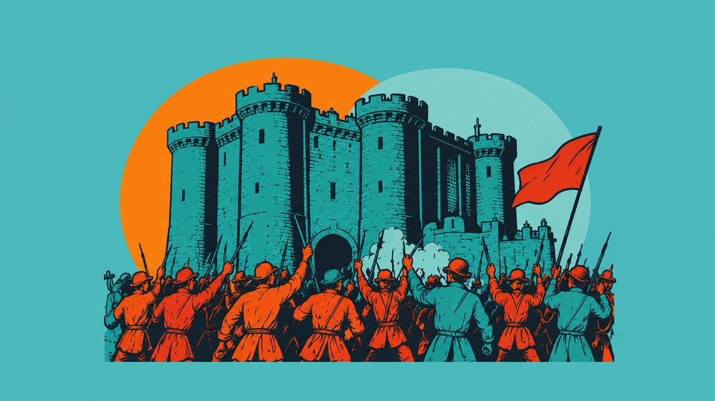Sturm auf die Bastille, Illustration