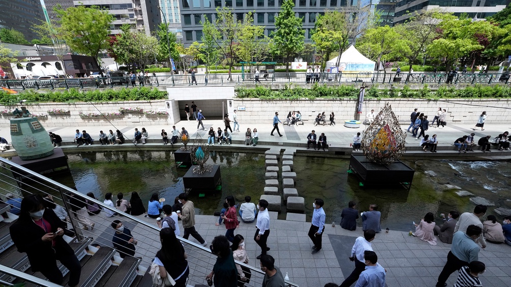 PICTUREDESK.COM/AP/AHN YOUNG-JOON Alltag in Seoul
