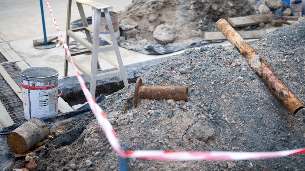 Baustelle in der Ukraine