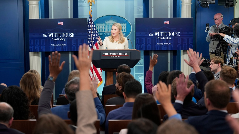 Karoline Leavitt, Pressesprecherin des Weißen Hauses