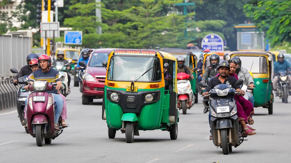 Verkehrssituation in Bangalore