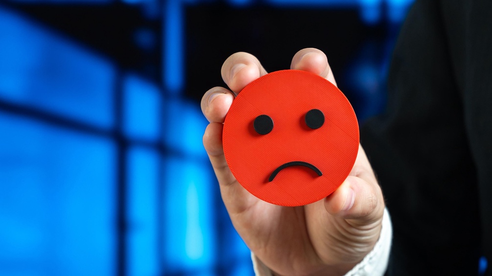 Negatives Smiley - Bewertung