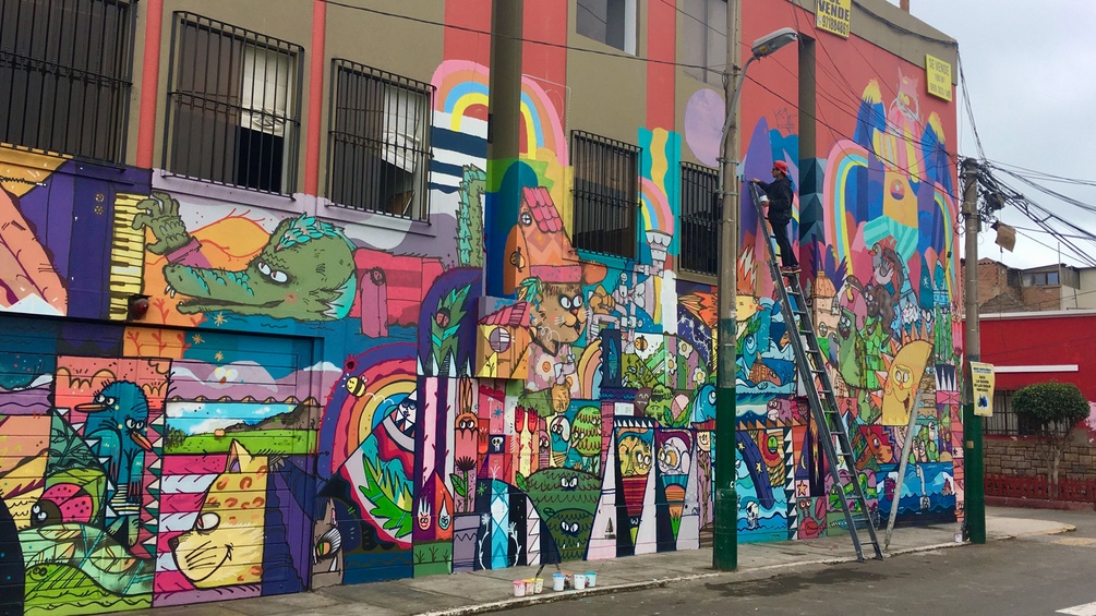 Graffiti in Lima.