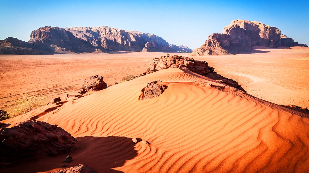 Wüste in Jordanien