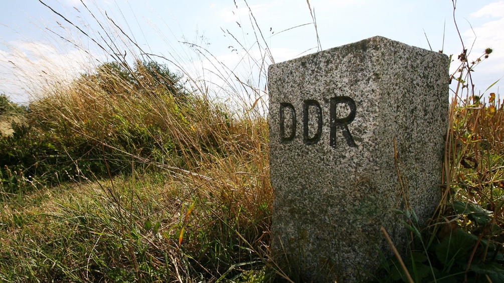 Ein DDR-Grenzstein