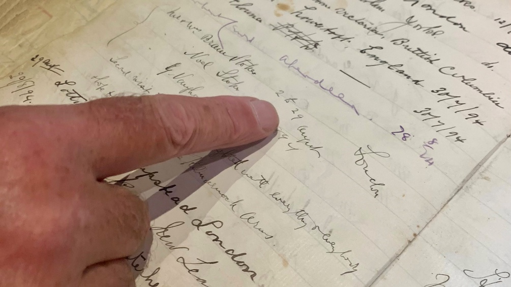 Bram Stokers Unterschrift