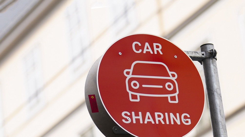 Carsharing-Schild in Wien