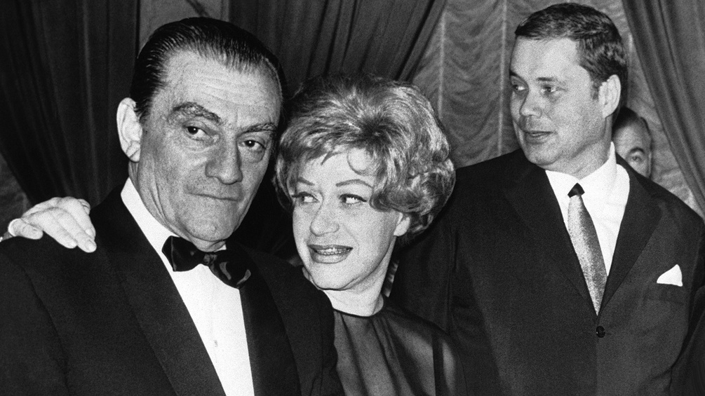 Luchino Visconti, Regina Resnik und Dietrich Fischer-Dieskau, 1966