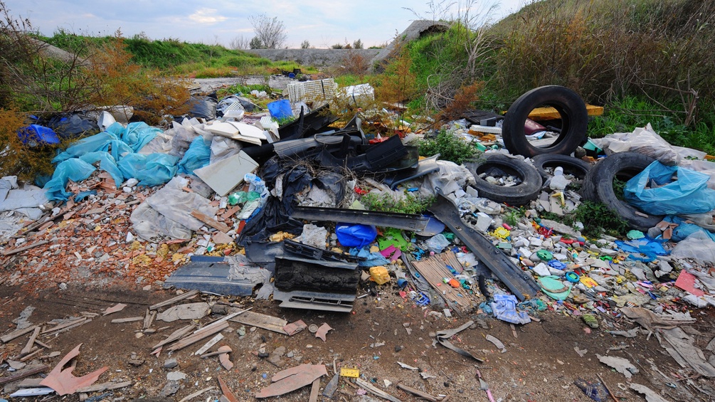 Müllhaufen in Italien.