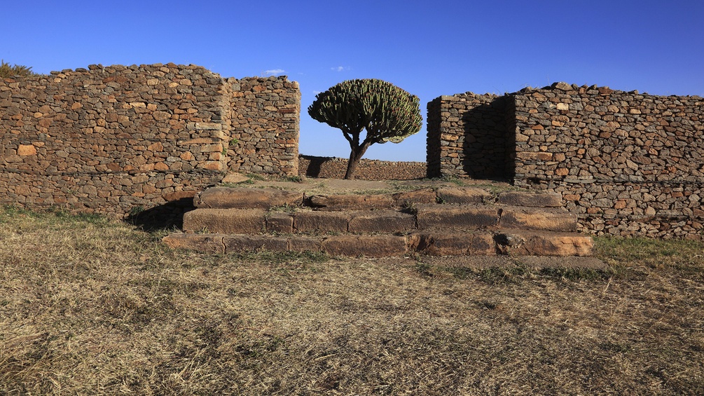 Ruinen des "Queen of Sheba's Palace" in Aksum
