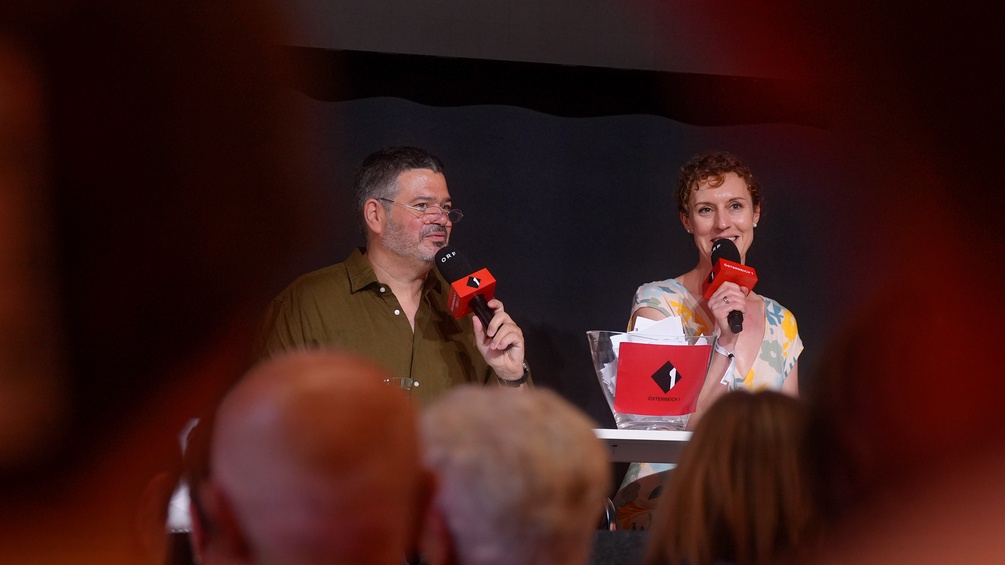 Ö1 Quiz Bernhard Fellinger und Judith Hoffmann