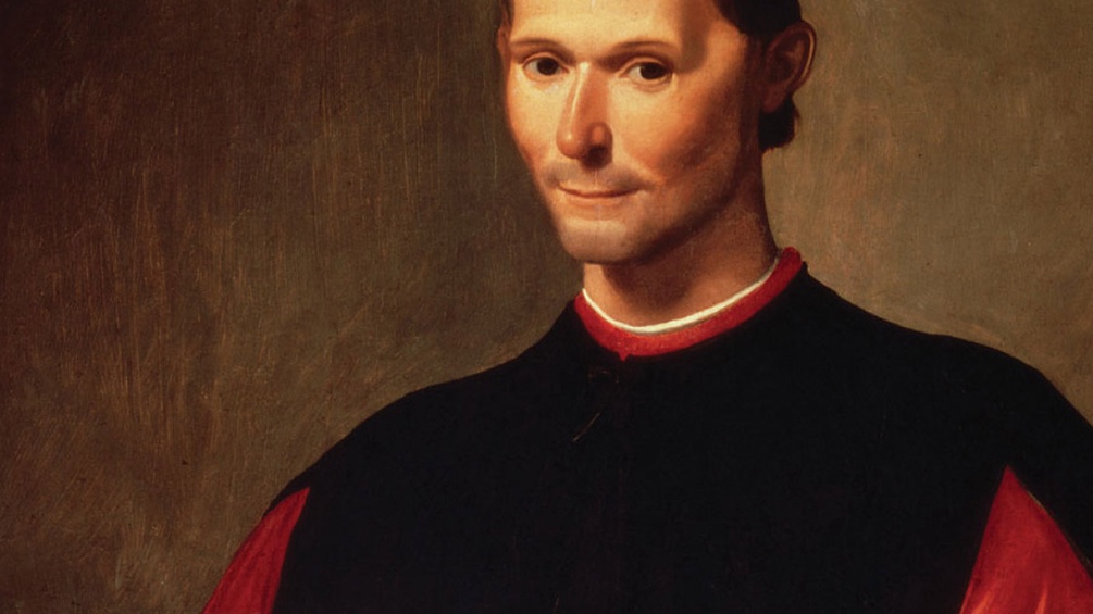 Niccolò Machiavelli, Ausschnitt eines Gemäldes
