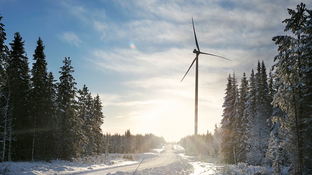 Windkraftwerk in Schweden
