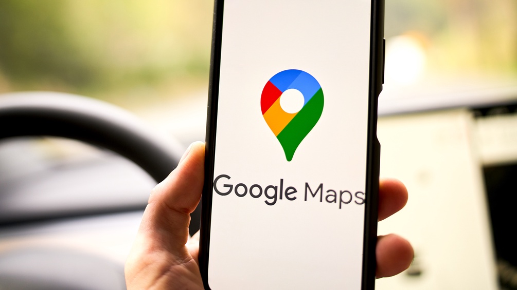 Google Maps auf einem Smartphone-Display