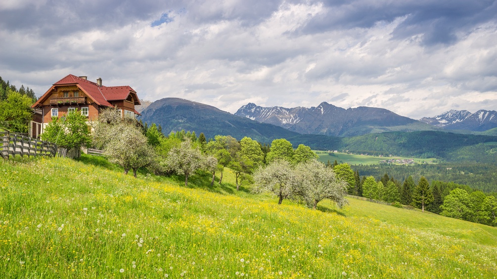 PICTUREDESK.COM/FRANZ PRITZ Bergbauernhof im Salzburger Lungau am Fanningberg