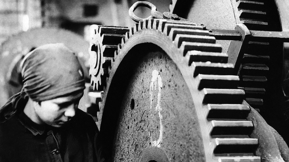 AP Arbeiterin in Leningrad, 1934
