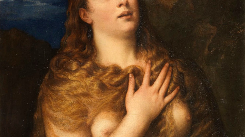 Maria aus Magdala gemalt von Tizian.