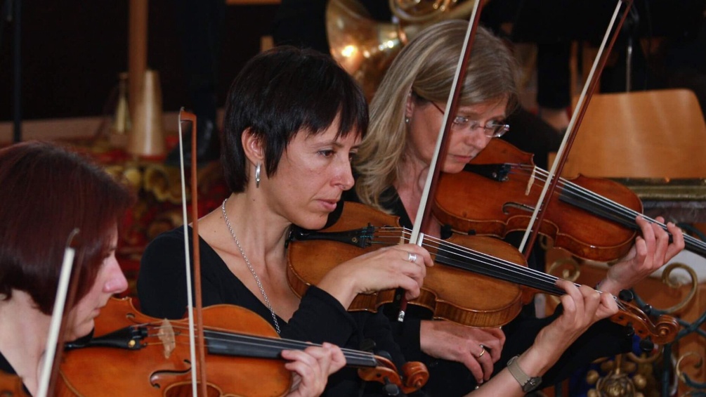 Musikerinnen des Orchesters der Akademie St. Blasius