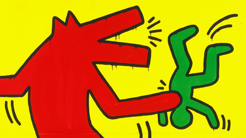 THE KEITH HARING FOUNDATION Ausschnitt aus "Ohne Titel", 1982