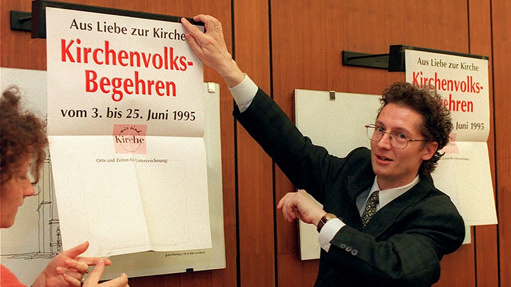 PICTUREDESK.COM/APA/BARBARA GINDL Kirchenvolksbegehren, 1995: nitiator Dr. Thomas Plankensteiner